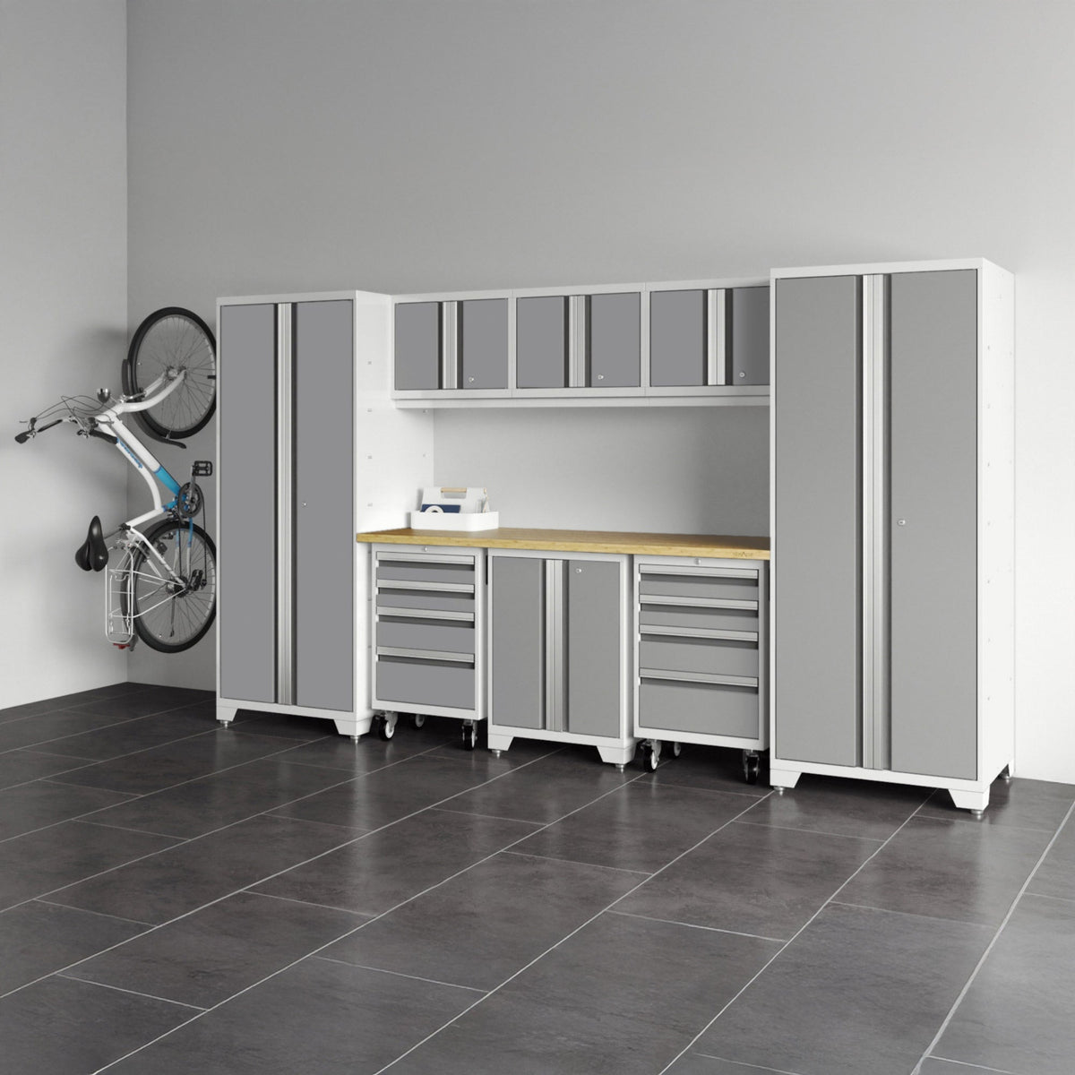 NewAge Products Bold XL Series 9-Piece Garage Cabinetry Set