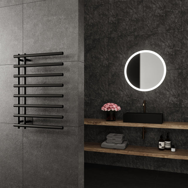 Paris Mirror Leto 8 Bar Towel Warmer D5