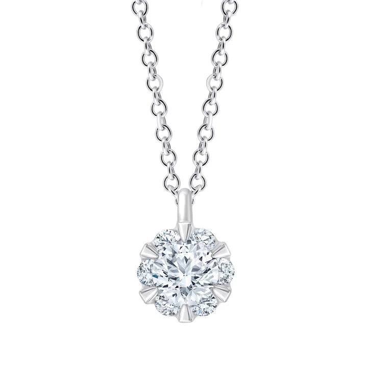 Round Brilliant Diamond Pendant (0.26 ctw)