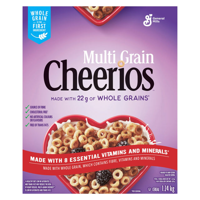 Multi-Grain Cheerios Jumbo Pack, 1.24 kg U4