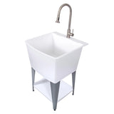 Transform 24 in. Freestanding Utility Sink with Faucet