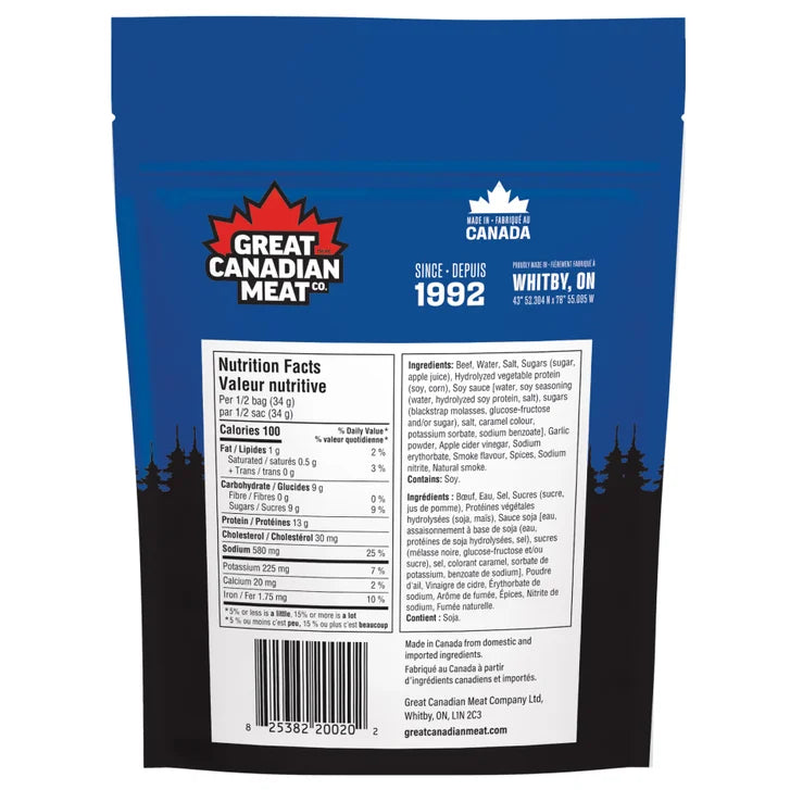 Great Canadian Meat Beef Jerky, Variety Pack, 13 × 68 g