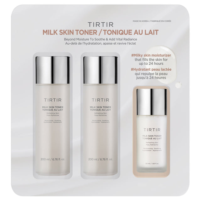 TirTir Milk Skin Toner, 2 x 200 mL + 50 mL W7