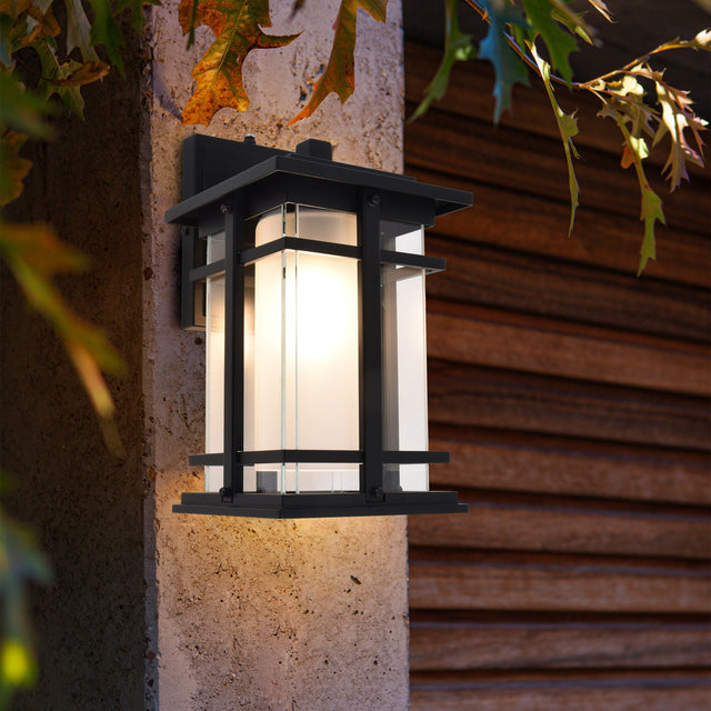 LUTEC Craftsman Style Outdoor LED Wall Lantern S2