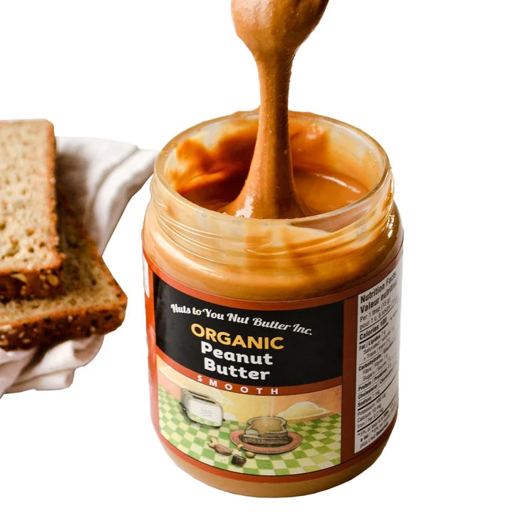 Nuts to You Organic Smooth Peanut Butter, 2 × 750 g