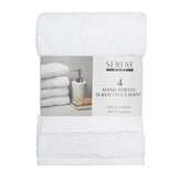 Serene Home Collection Hand Towel, 4-pack