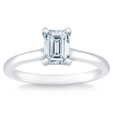 1.00 ct Emerald Cut, Clarity VVS2, Colour H, Solitaire Diamond Ring