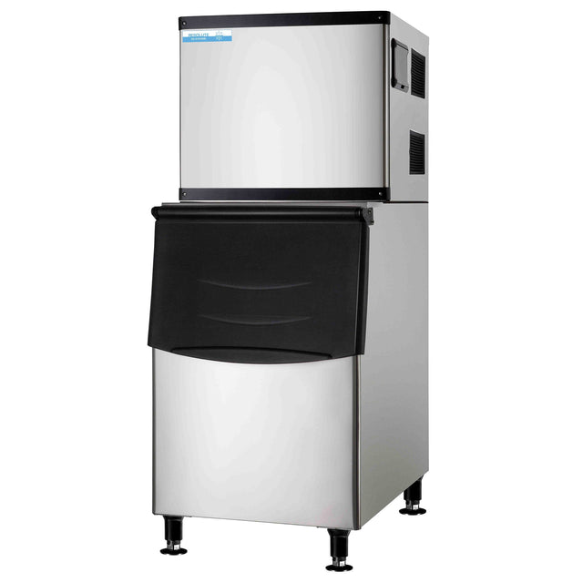 Eurodib Resolute Commercial Freestanding 420 lb. Head and Bin Combination Ice Maker L2