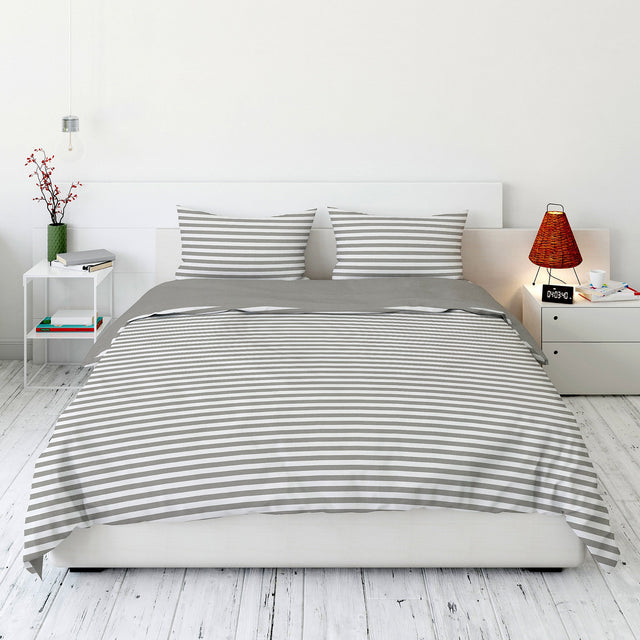 Swiss Collection 3-piece Reversible Duvet Cover Set I8
