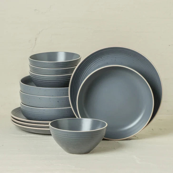Stone Lain Lauren Stoneware Dinnerware Set, 12-pieces
