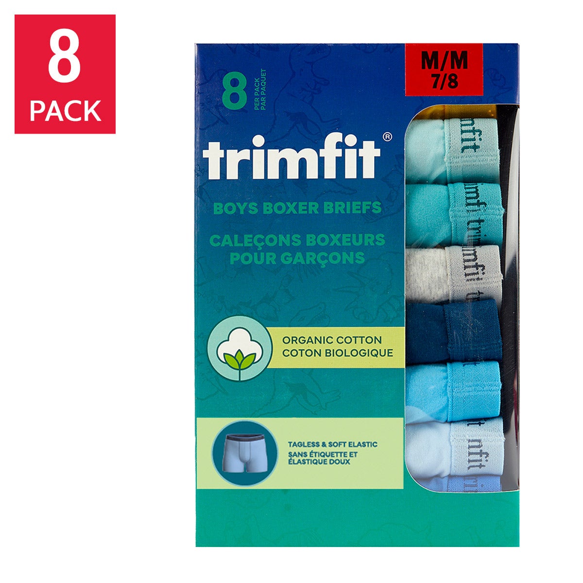 Trimfit Boys Boxer Brief, 8-pack