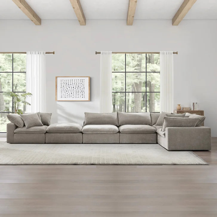 Aiden & Ivy Sereen 6-piece Fabric Sectional