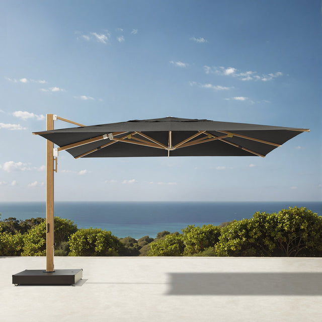 Sirio 4 m x 4 m (13.1 ft. x 13.1 ft.) Commercial Cantilever Umbrella S1