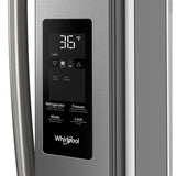 Whirlpool 36 in. 31 cu ft. Stainless Steel French Door Refrigerator with Ice Maker