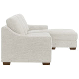 Thomasville Dillard – Woven Fabric 2-piece Sofa with Reversible Chaise