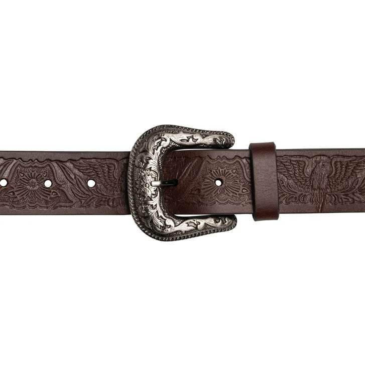 Silver Jeans Men's Western Theme Belt
