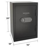 Sanctuary Onyx Series Safe With Electronic Lock and Fire Protection