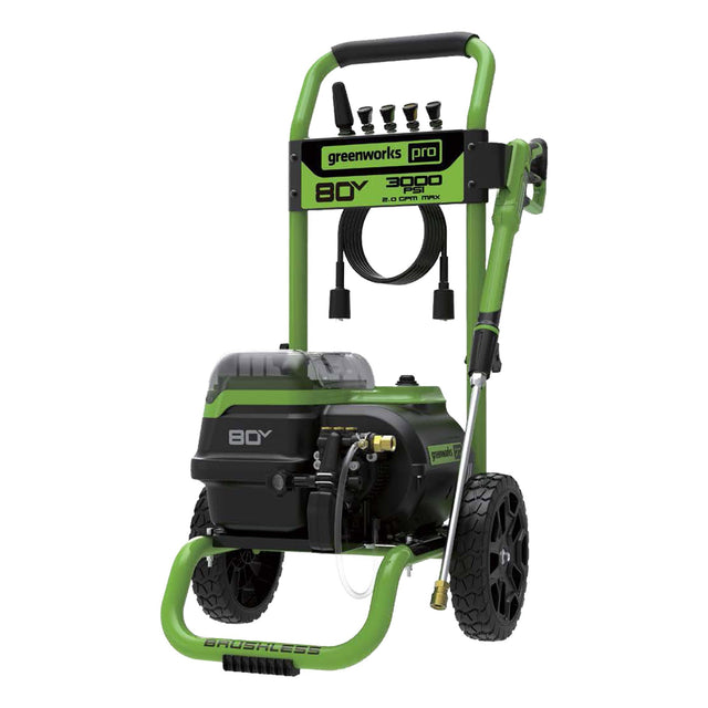 Greenworks 80V 3000PSI Brushless Pressure Washer, Tool Only (No Battery or Charger Included) R7
