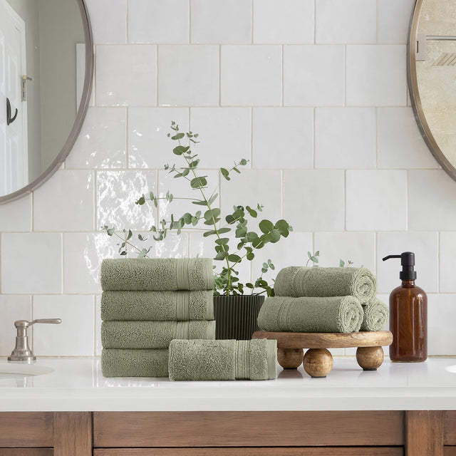 Serene Home Collection Wash Cloth Set, 8-pack L2