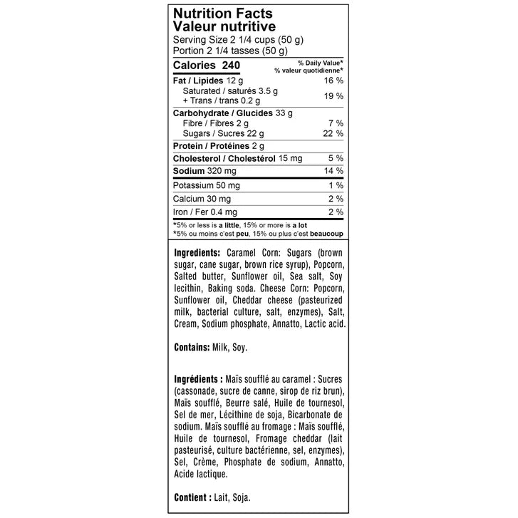 G.H. Cretors Chicago Mix Popcorn, 737 g