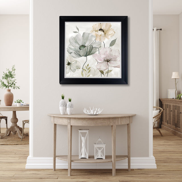 Garden Grays Framed Print By Carol Robinson W9