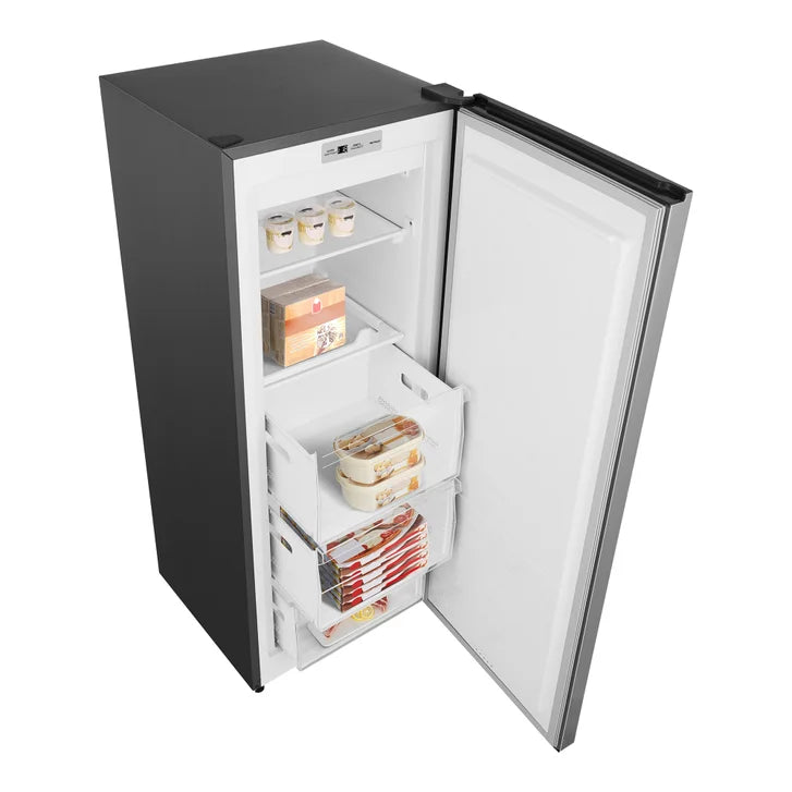 Hisense 6.0 cu ft. Stainless Steel Look Convertible Upright Fridge or Freezer - Frost Free