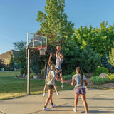 Lifetime - Crank Adjust Bolt Down Basketball Net, 54-inch, tempered glass