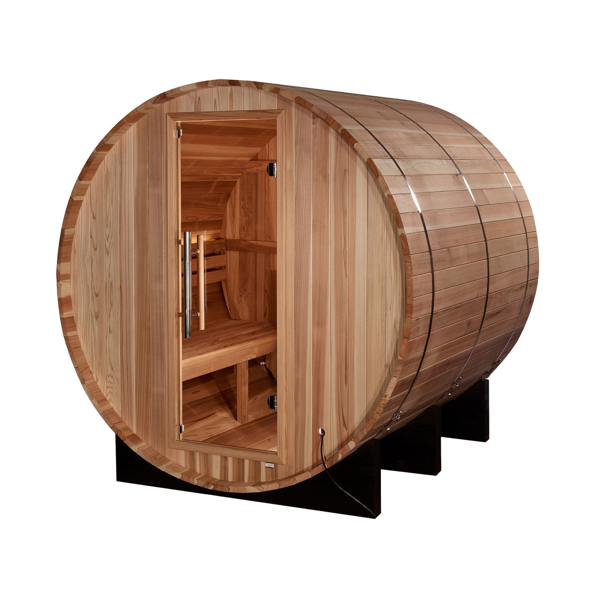 Golden Designs Arosa 4-person Barrel Steam Sauna