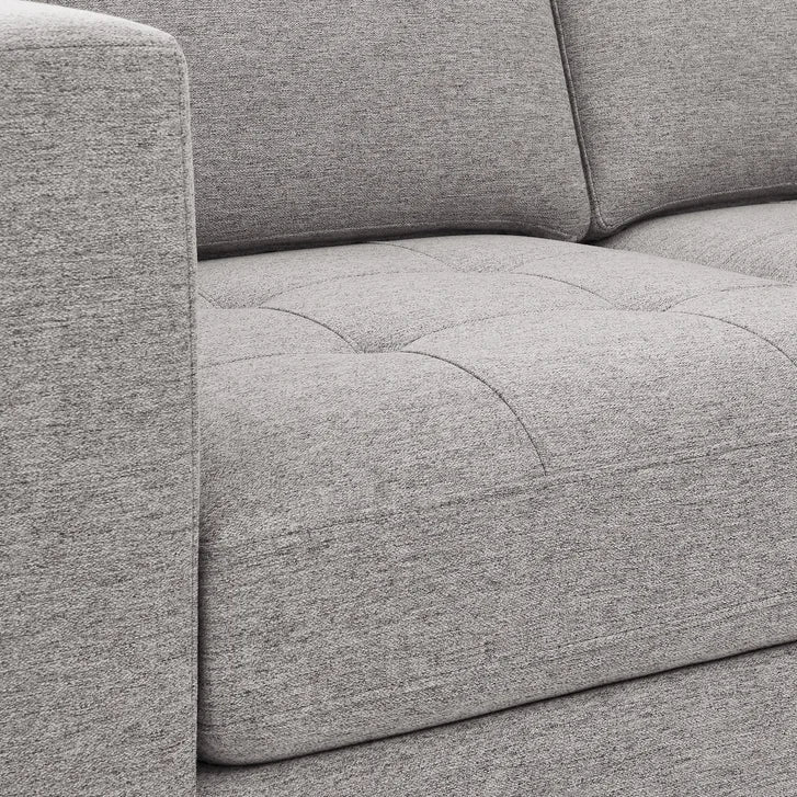 Thomasville Fabric Sofa with Ottoman