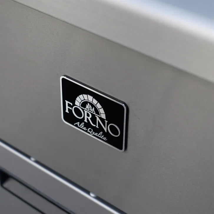 Forno 15.5 in. 50 lb Stainless Steel Natural Gas Commercial Deep Fryer with Twin Baskets