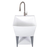 Transform 24 in. Freestanding Utility Sink with Faucet