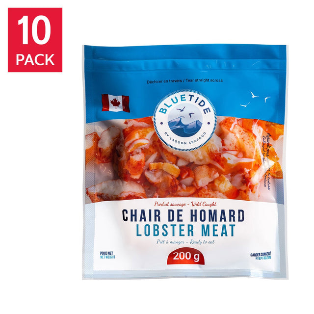 Blue Tide Frozen Fully Cooked Wild Canadian Lobster Meat H7