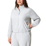 Mondetta Women's Active Full-Zip Tricot Jacket