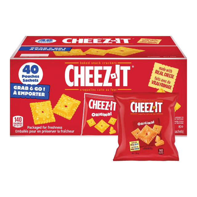Cheez-IT Original Crackers, 40 x 28 g W9