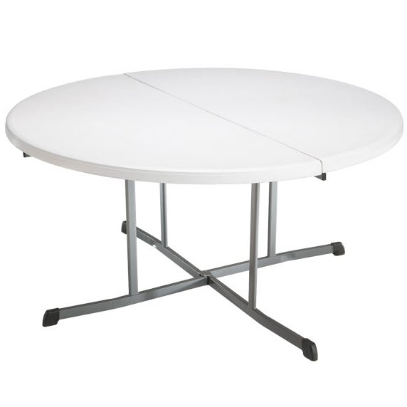 Lifetime 152.4 cm (60 in.) Round Commercial Fold in Half Table W9