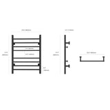 WarmlyYours Sierra 8 Bar Towel Warmer