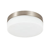 Luminus 11-in Brushed Nickel LED Flush Mount Ceiling Light