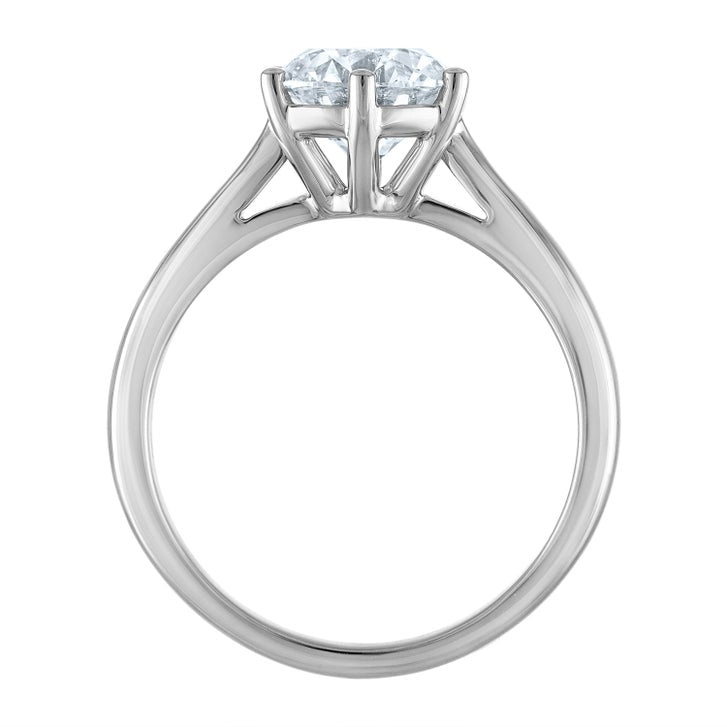 2.00 ct Round Brilliant Cut, Clarity VS2, Colour E, Diamond Solitaire Ring