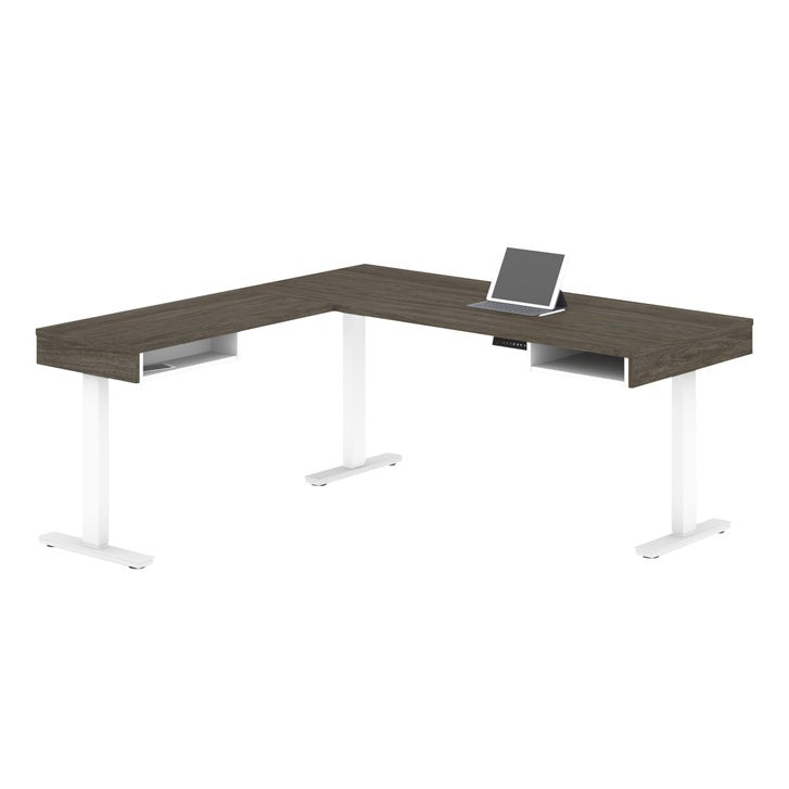 Bestar Viva L-shape Height Adjustable Desk