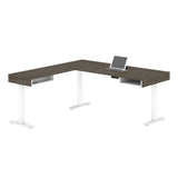 Bestar Viva L-shape Height Adjustable Desk