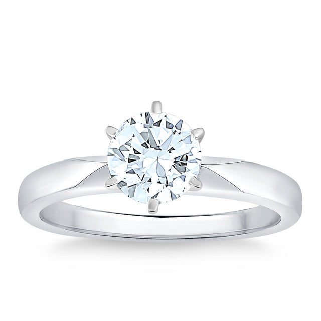 Round Brilliant Diamond Solitaire Ring (1.00 ct) X9