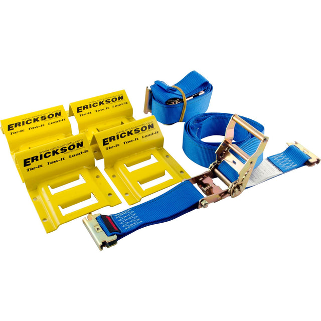 Erickson ATV Wheel Chock and Tie-down Strap Kit D5