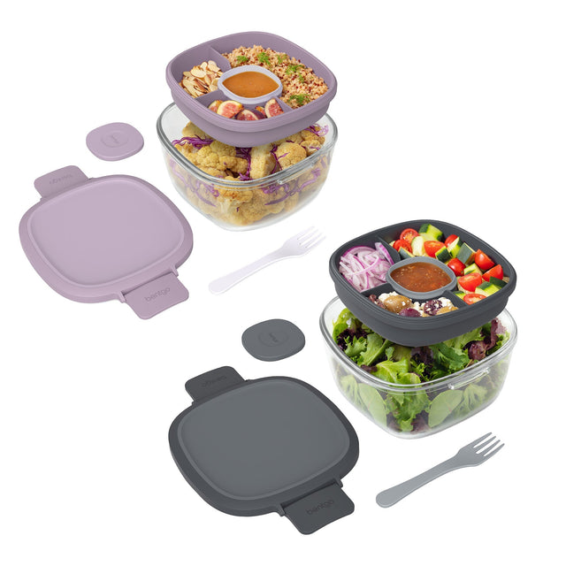 Bentgo Glass Salad Container, 2-pack Y5