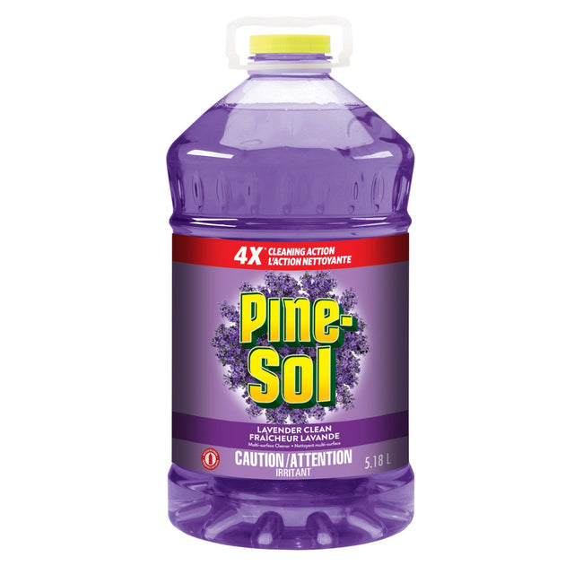 Pine-Sol Multi-Surface Cleaner and Deodorizer, Lavender Clean, Splash-less Formula, 5.18 L K3