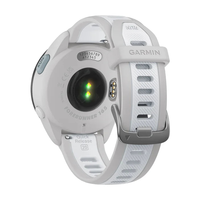 Garmin Forerunner 165 Smartwatch, includes USB-C and USB-A Charging Cables