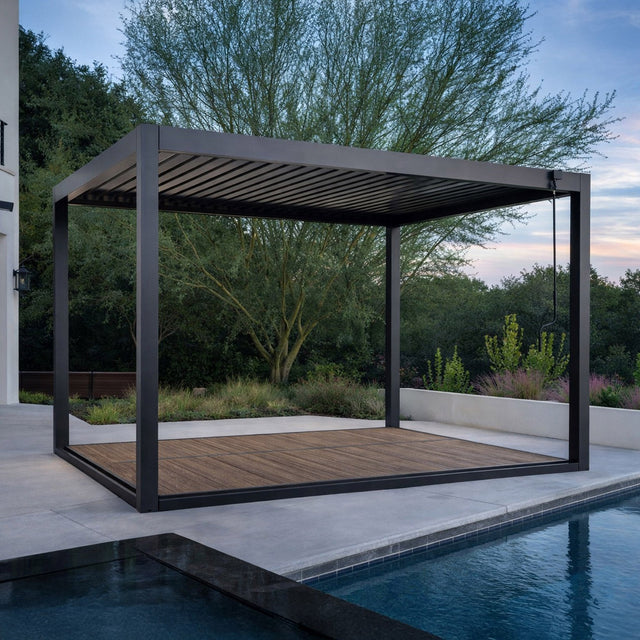 SunVilla Capri 10' x 13' Pergola with Deck Base P6