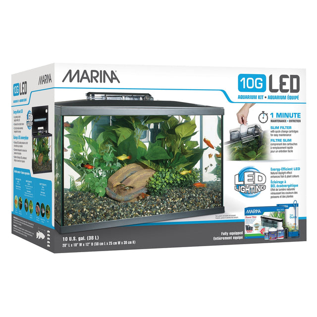 Marina LED Aquarium Kit, 38 Litre (10 US Gallon) V1