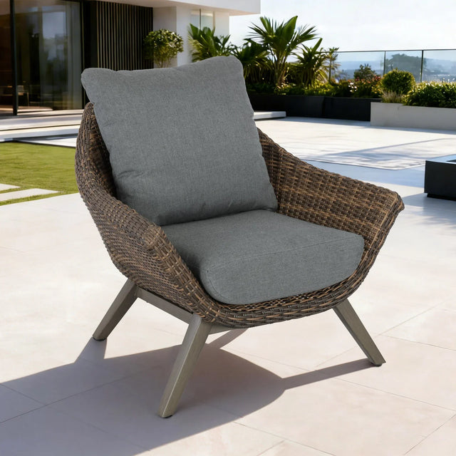 WCC Patio Cushioned Woven Chair W6