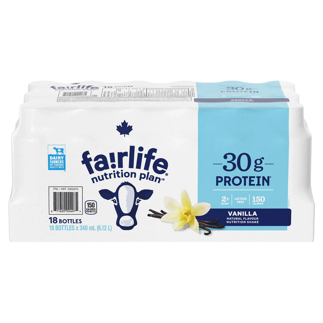 Fairlife Vanilla Protein Shake, 18 x 340 mL G7