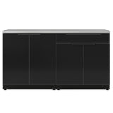 NewAge Products 3-piece Outdoor Kitchen Alumininum, Black